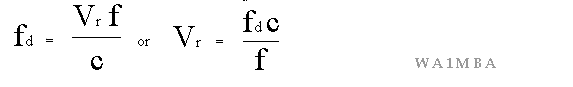 Figure D -equation for Doppler
